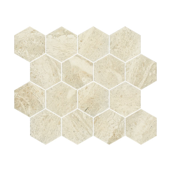 Paradyz Sunlight Stone Beige Hexagon 22x25