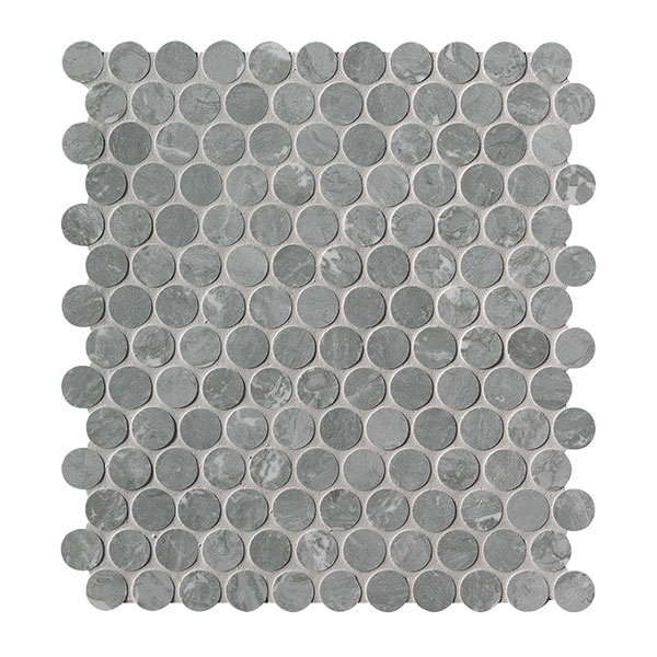 FAP fNY9 Roma Diamond Grigio Sup. Round Mosaico 29.5x32.5 cm mozaik